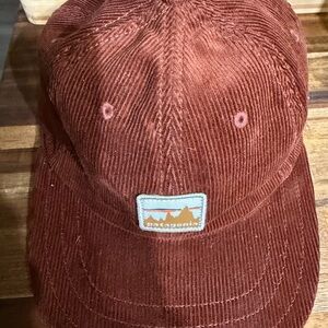 Patagonia Rust Corduroy Cap with Logo Patch